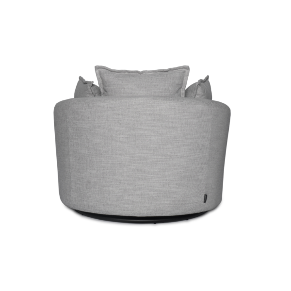 SILLÓN GIRATORIO DUNA COLOR LIGHT GREY - Imagen 3