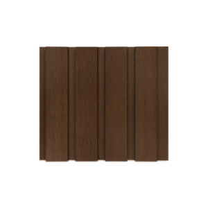 Lambrín De Exterior WPC Coextruído Color Nogal Cepillado