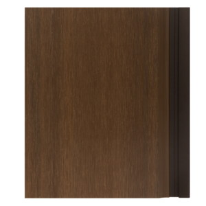 Wall Cladding Coextruído Color Walnut Cepillado