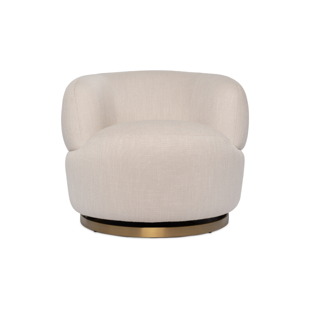 SILLON GIRATORIO BIMBA COLOR BEIGE
