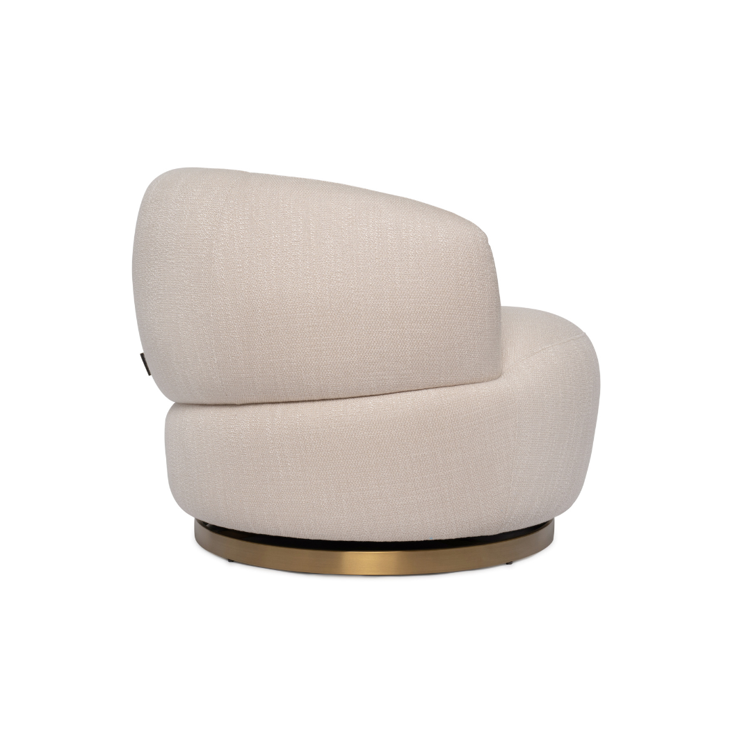 SILLON GIRATORIO BIMBA COLOR BEIGE - Imagen 3