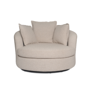 SILLÓN GIRATORIO DUNA COLOR LATTE