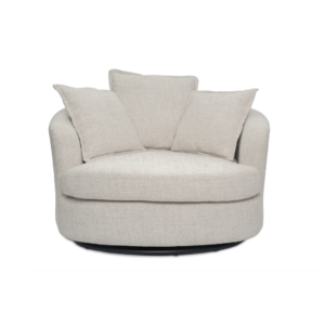 SILLÓN GIRATORIO DUNA COLOR LIGHT CREAM