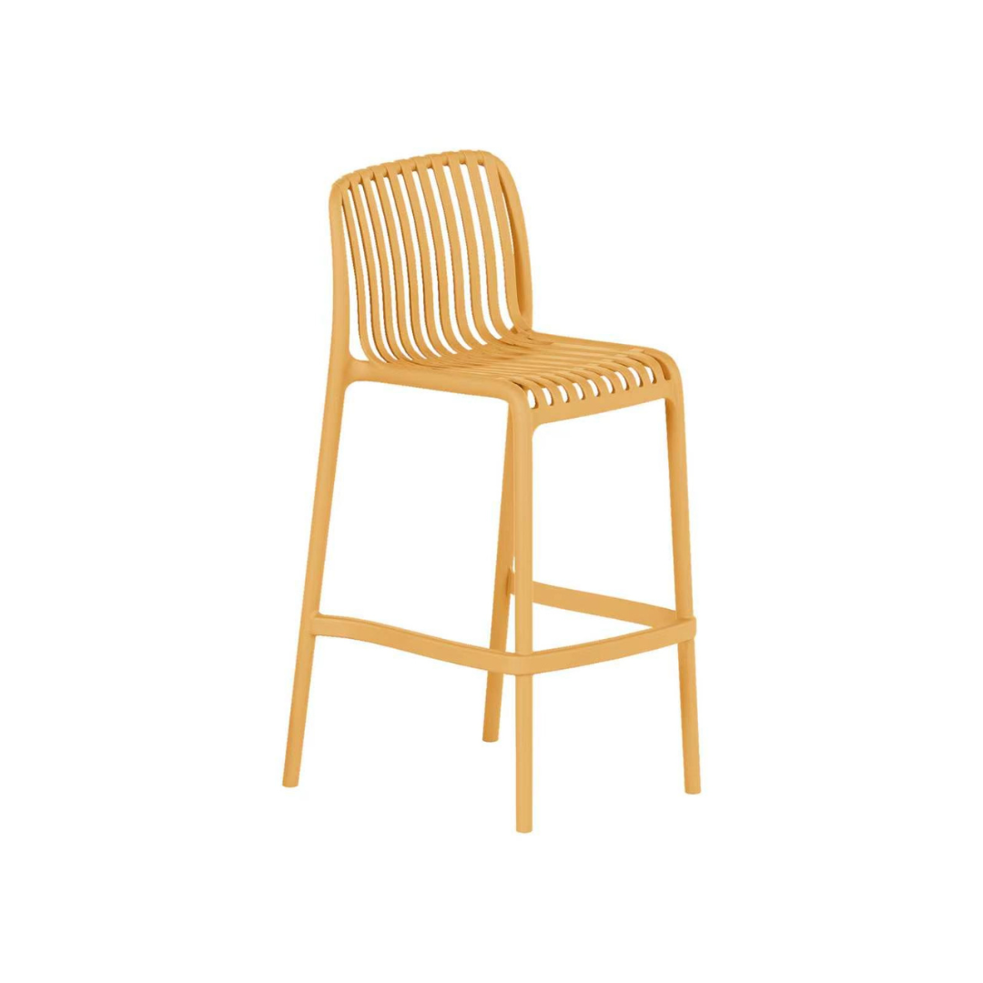 SILLA DE BARRA ARIS COLOR AMARILLO BAR - Imagen 2