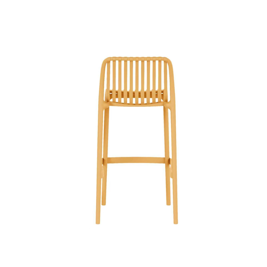 SILLA DE BARRA ARIS COLOR AMARILLO BAR - Imagen 4