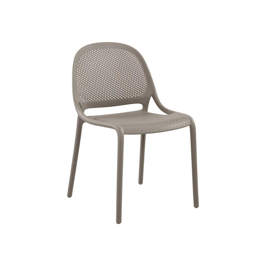 SILLA ELVA COLOR TAUPÉ - Imagen 2