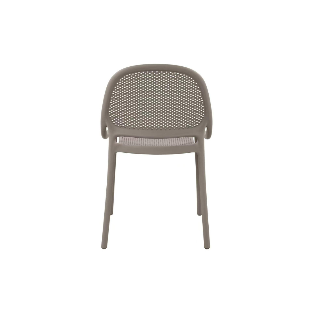 SILLA ELVA COLOR TAUPÉ - Imagen 4